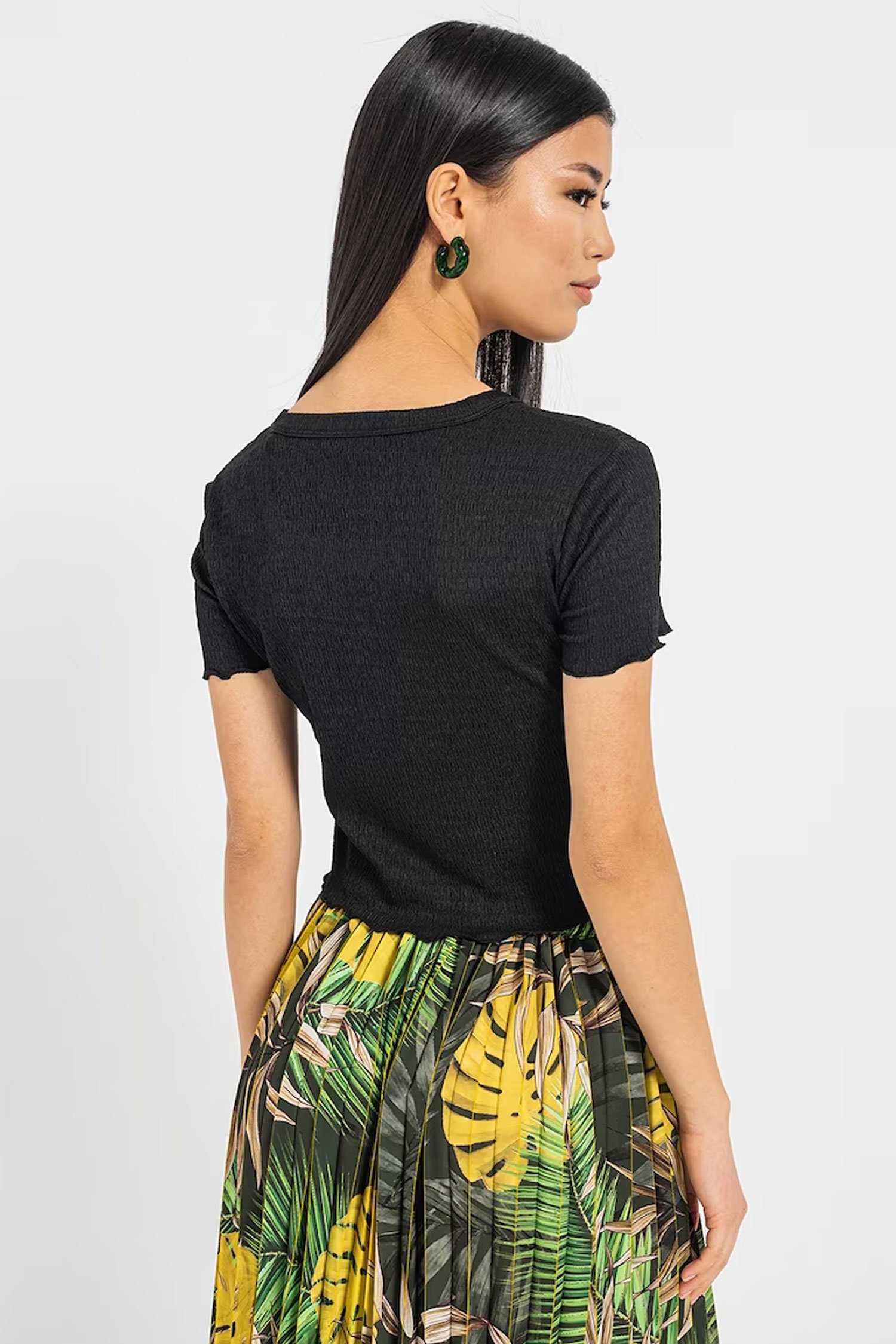 Top   Guess jeans W3GP34 KBQI0 JBLK Jet Black A996
