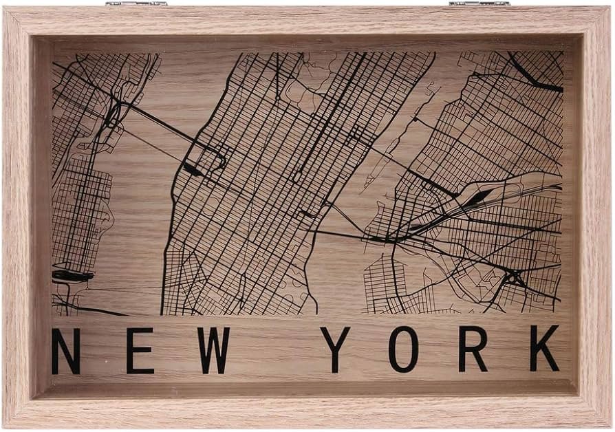 Rangement déco  Home Déco Factory HD2183 New York bois