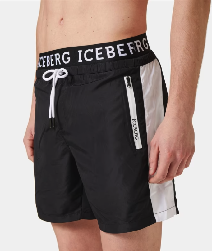 Maillots / Serviettes  Iceberg ICE4MBM07-BLACK Noir