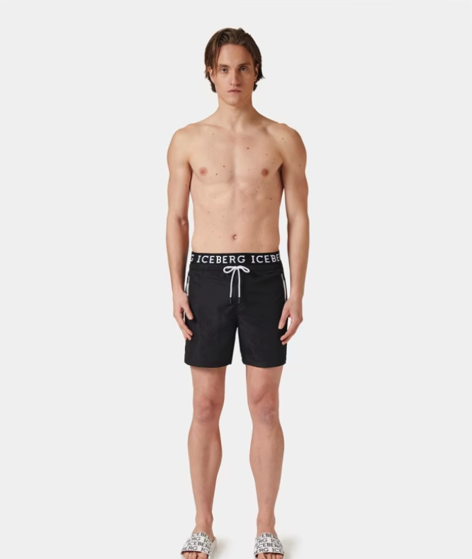 Maillots / Serviettes  Iceberg ICE4MBM07-BLACK Noir