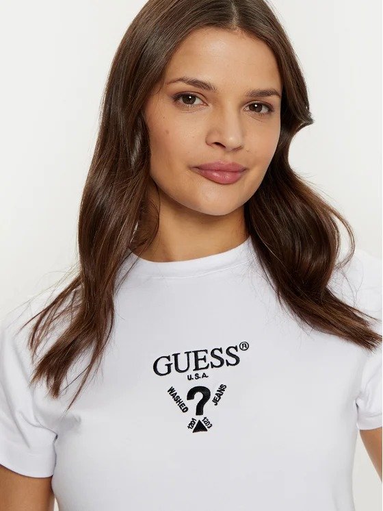 Tee shirt  Guess jeans V4YI21 KCDH1 G011 Pure White