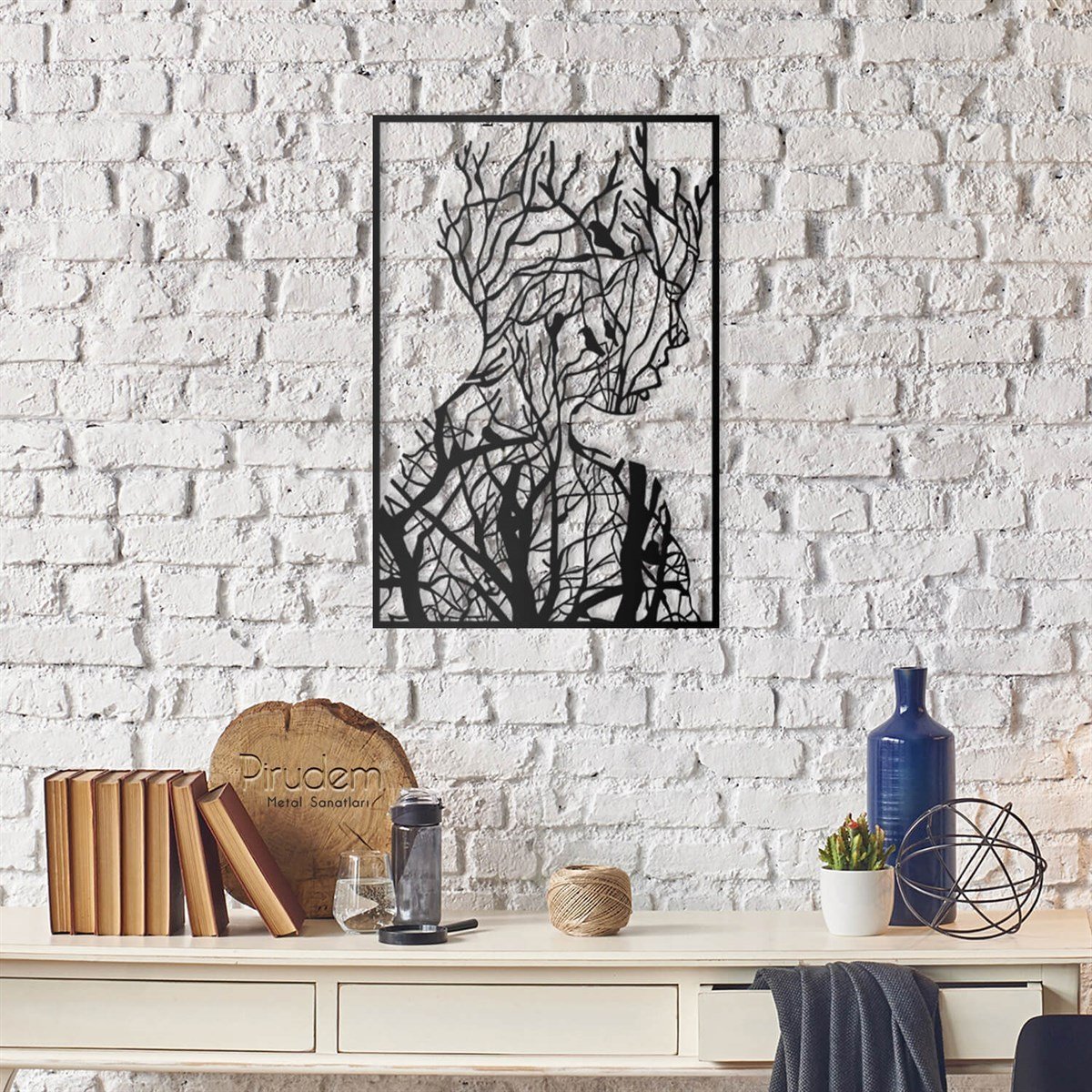 Objet mural décoratif  Prudem PD1710527 Black