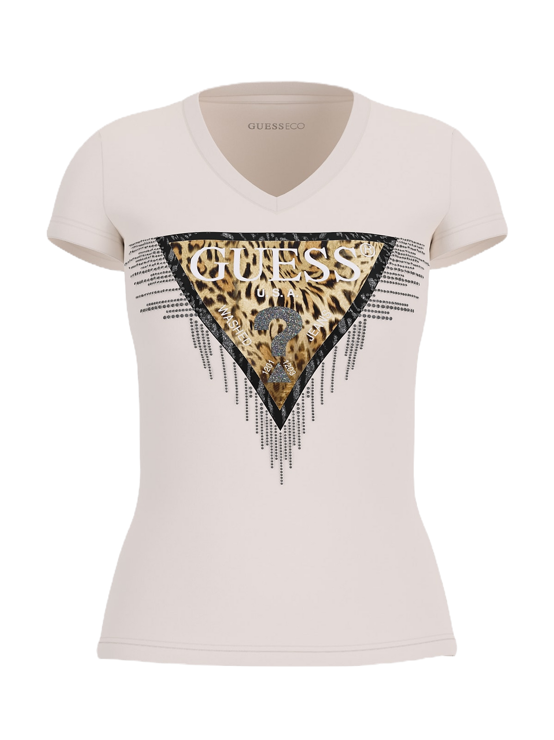 Tee shirt  Guess jeans W4BI18 J1314 G012 CREAM WHITE