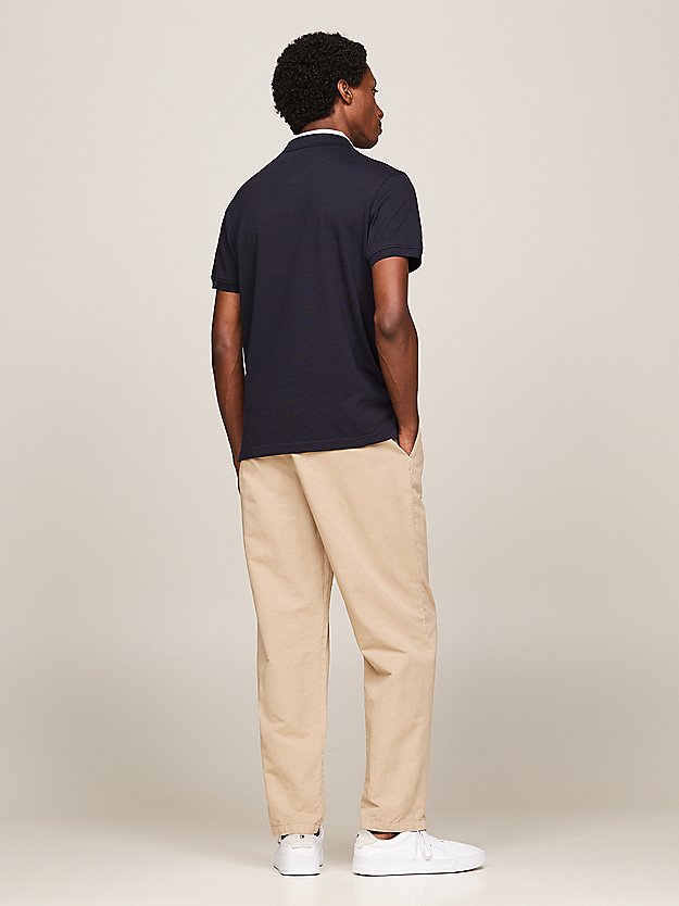 Polos manches courtes  Tommy Hilfiger MW0MW34786 DW5 Desert Sky