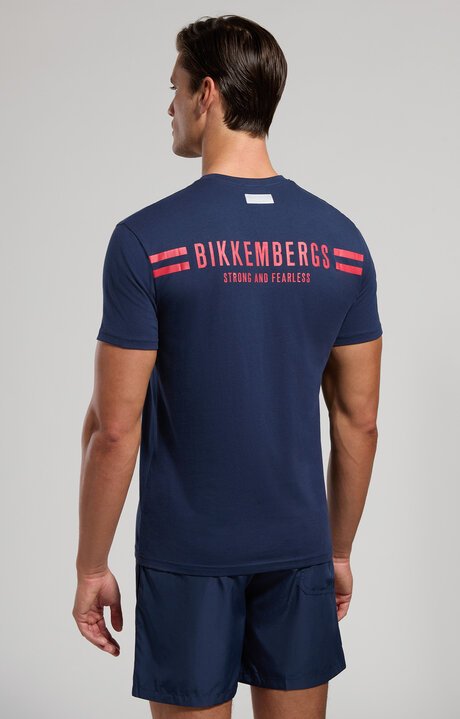 T-S manches courtes  Bikkembergs BKK3MTS04 Navy