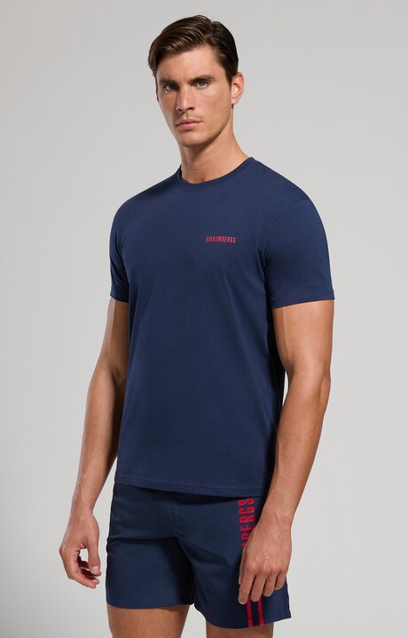 T-S manches courtes  Bikkembergs BKK3MTS04 Navy