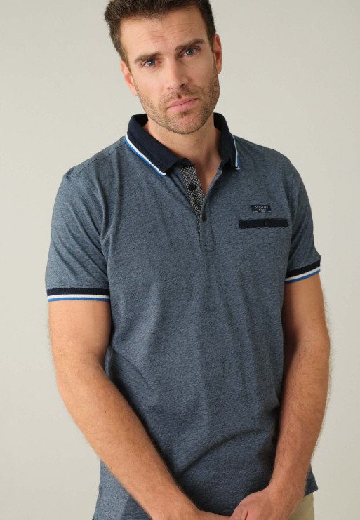 Polos manches courtes  Deeluxe DREXLER NAVY