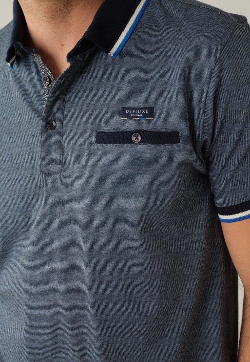 Polos manches courtes  Deeluxe DREXLER NAVY