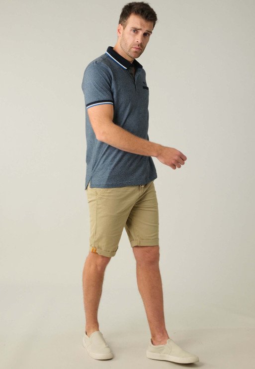 Polos manches courtes  Deeluxe DREXLER NAVY