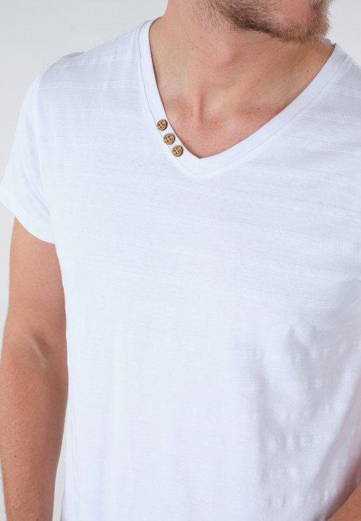 T-S manches courtes  Deeluxe MENPHIS WHITE