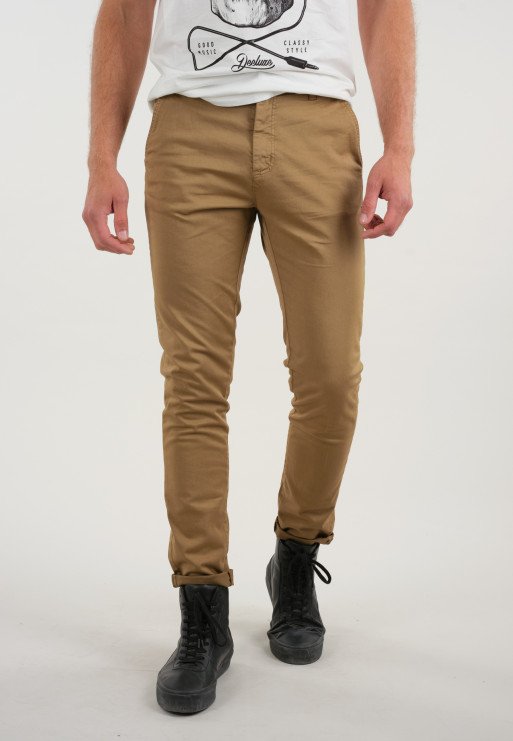 Pantalons chino/citadin  Deeluxe BAKERY CAMEL