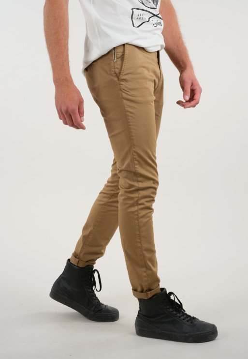 Pantalons chino/citadin  Deeluxe BAKERY CAMEL