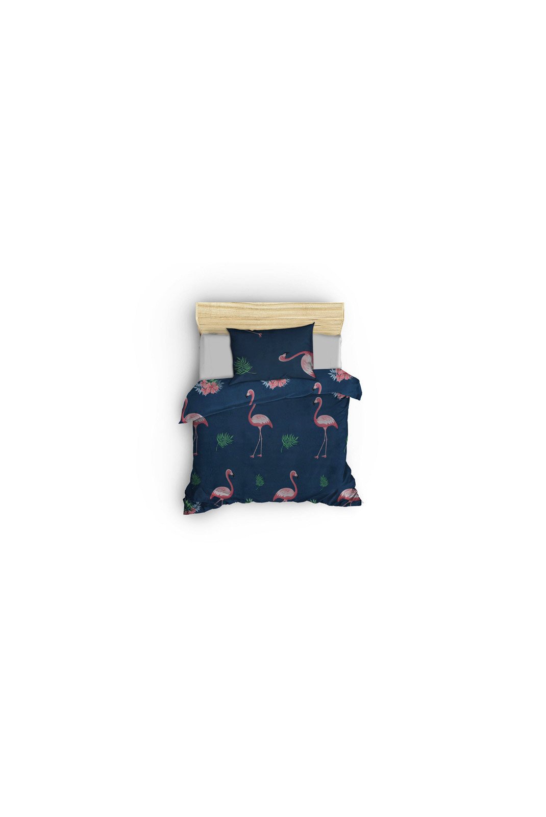 Linge de lit  Nuit des reves 143EPJ31902 - Dark Blue / Pink / Green - 