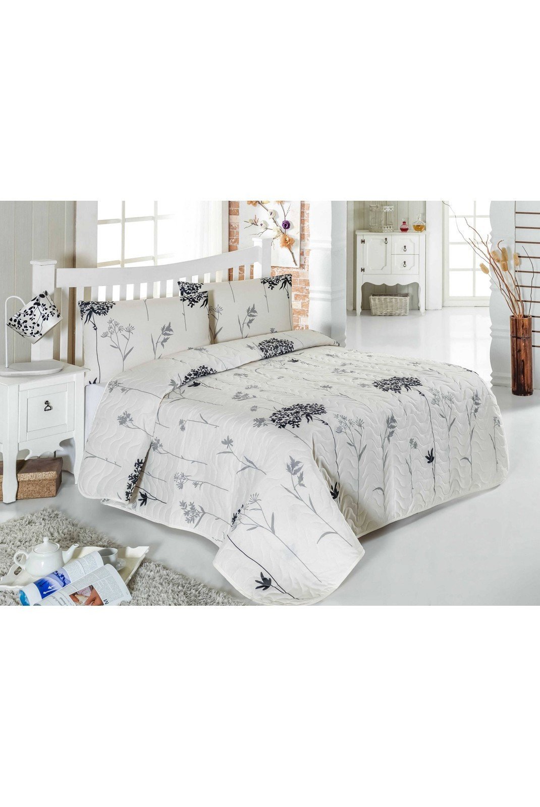Linge de lit  Nuit des reves 143EPJ69486 Grey / Beige / Black