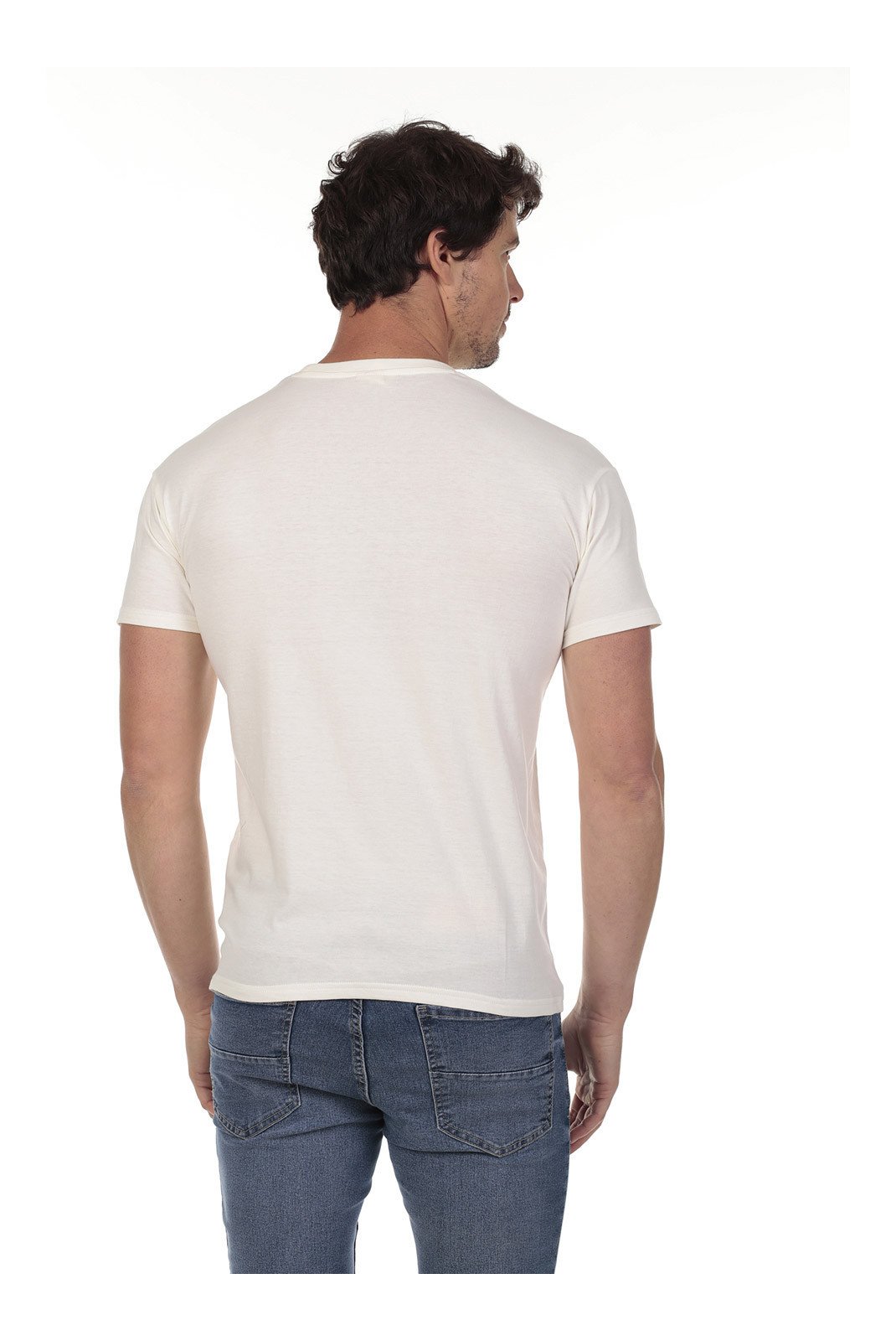 T-S manches courtes  Time of bocha QV1C15-BL.VINTA White