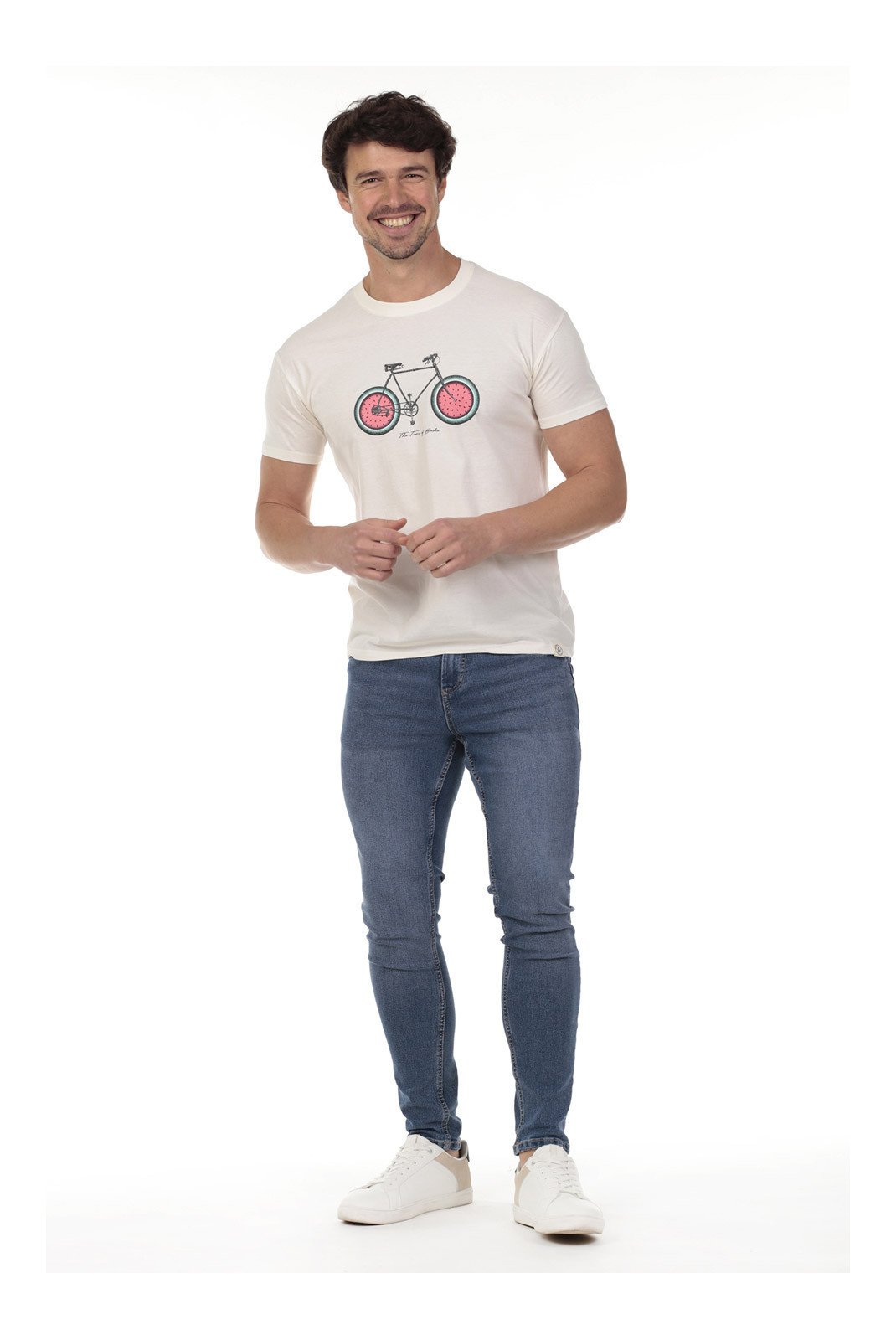T-S manches courtes  Time of bocha QV1C15-BL.VINTA White