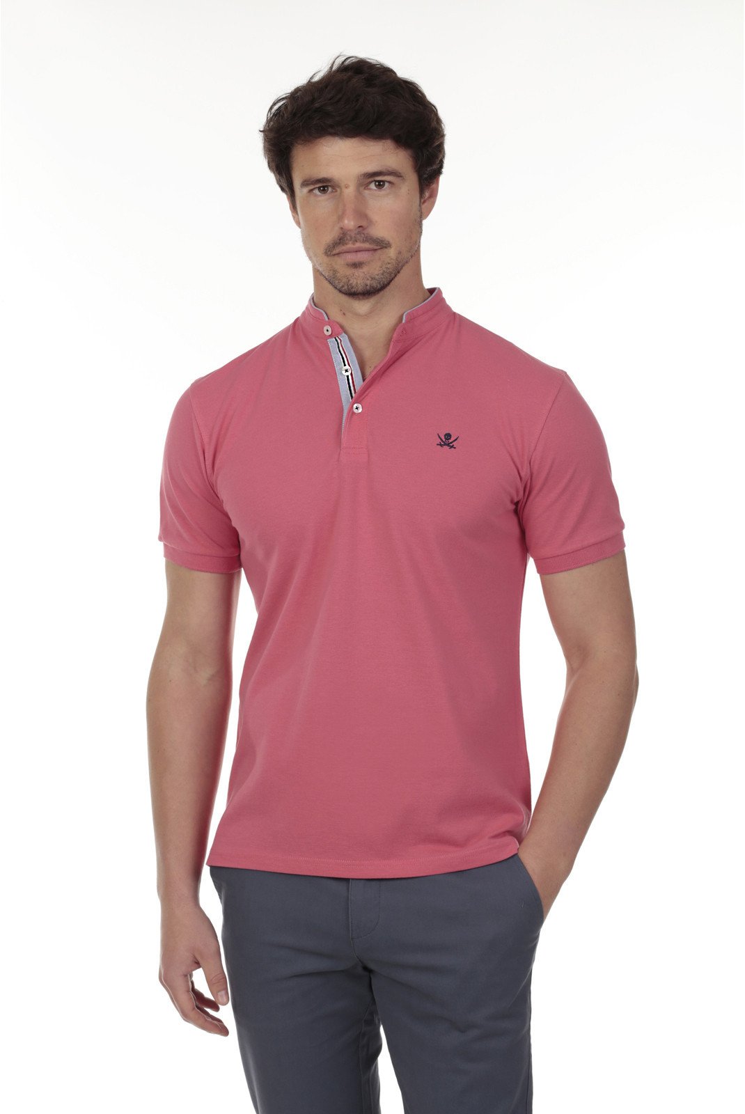 Polos manches courtes  Time of bocha QV1PMAO-CORAL Coral