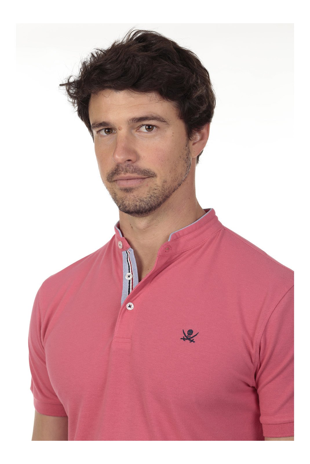 Polos manches courtes  Time of bocha QV1PMAO-CORAL Coral