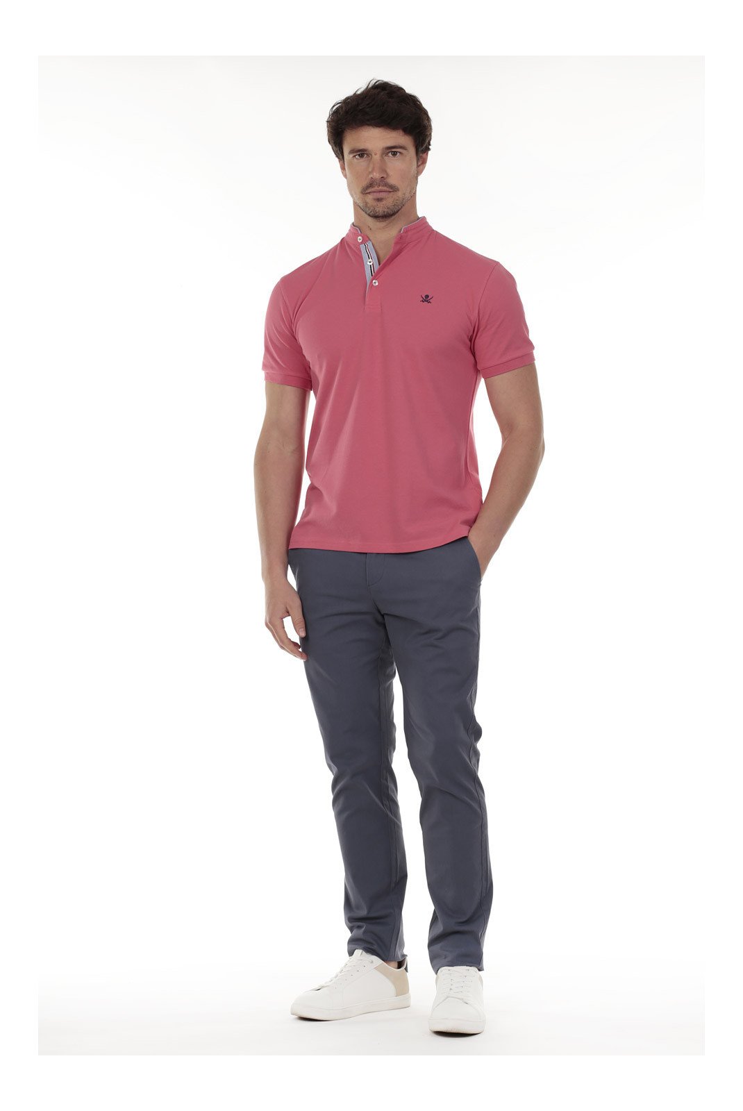 Polos manches courtes  Time of bocha QV1PMAO-CORAL Coral