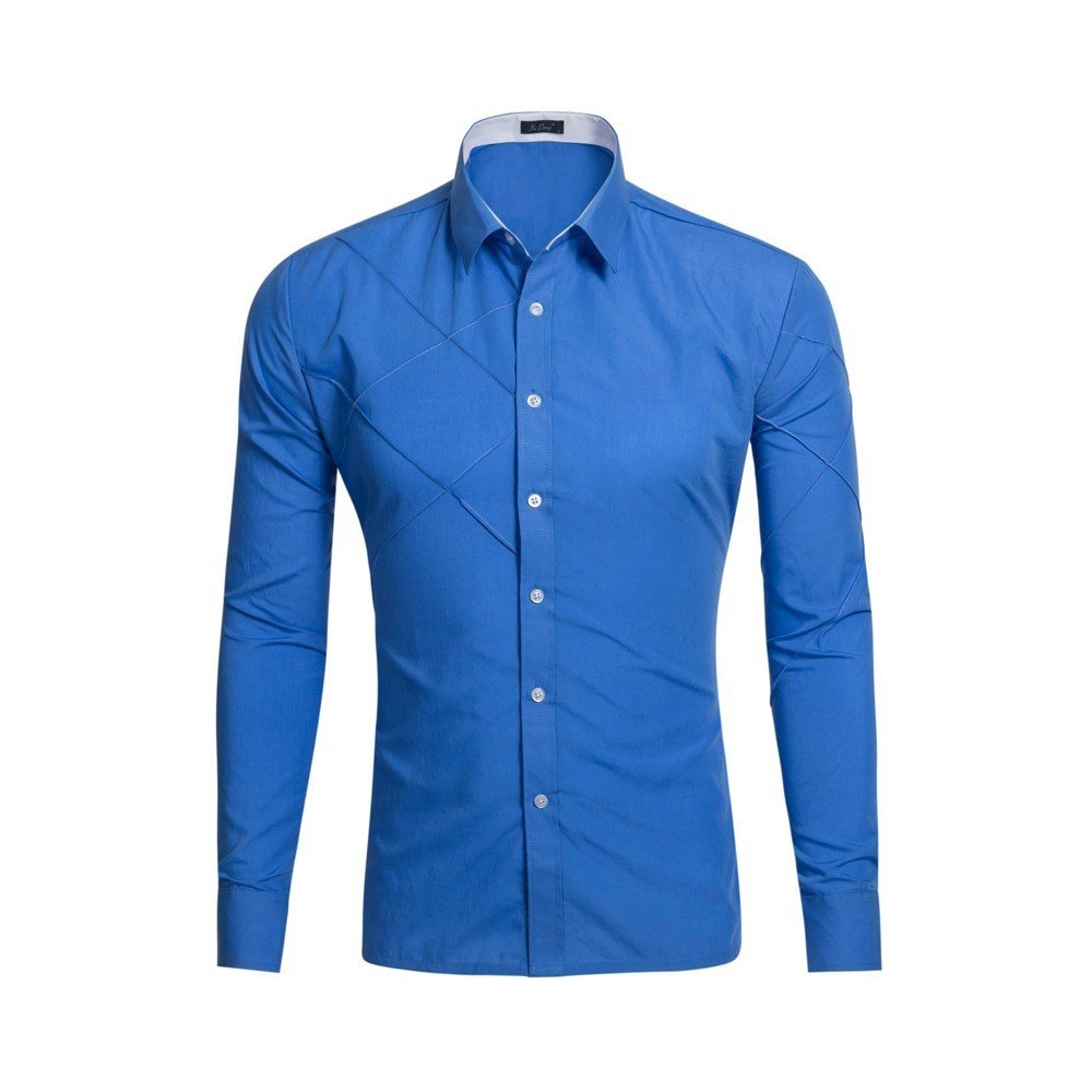 Chemises manches longues  Deli.s GD017 Blue