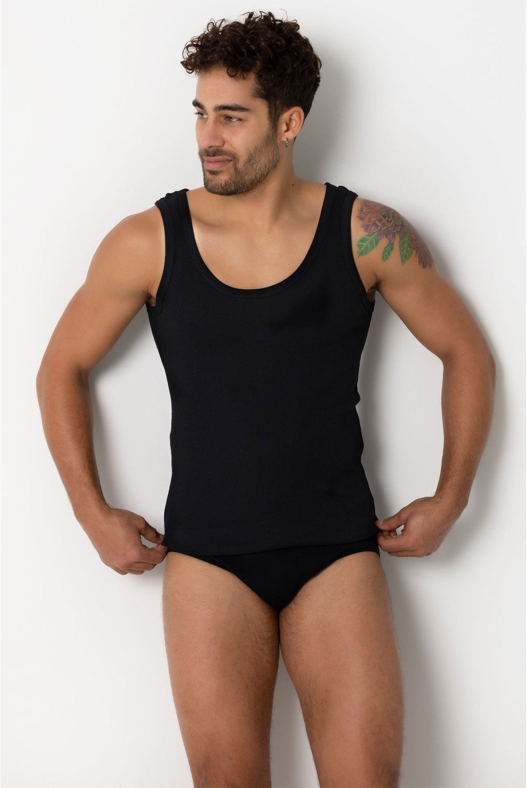 T-S manches courtes  PYJAMA & UNDERWEAR 190MRE1152 Black