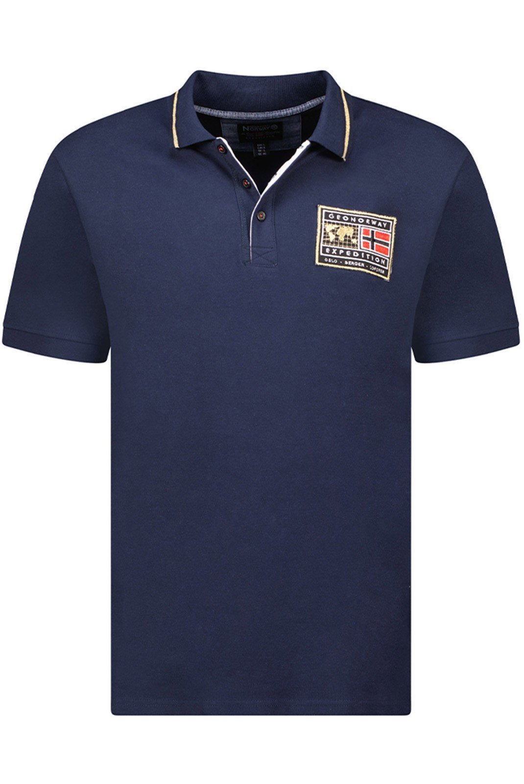 Polos manches courtes  Geographical norway SY1308HGN-Navy Marine 