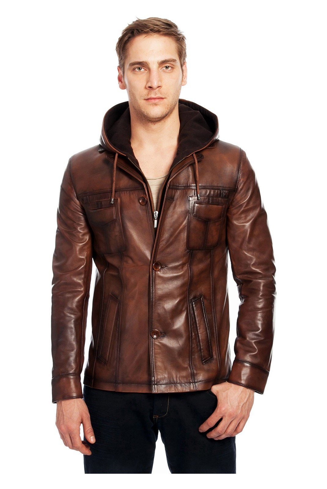 Vestes & blousons  VIVAMOOD 7004-Kahve Brown 