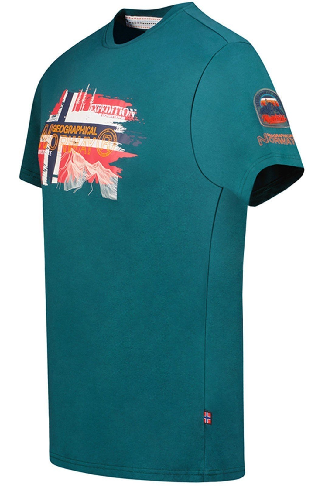 T-S manches courtes  Geographical norway SY1366HGN-GREEN_SAPIN Green bottle