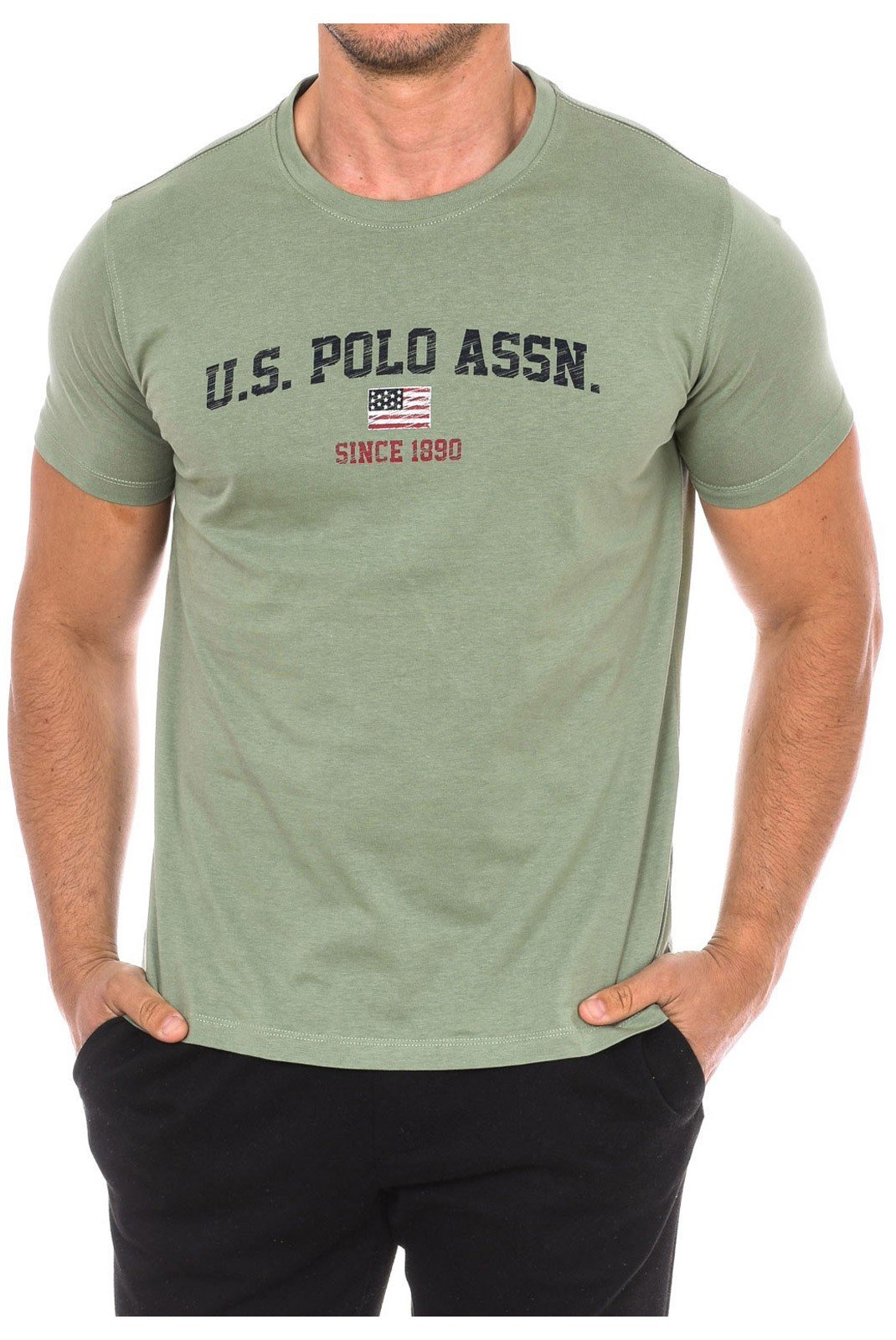 T-S manches courtes  U.S. Polo Assn. 66893-148 Green 