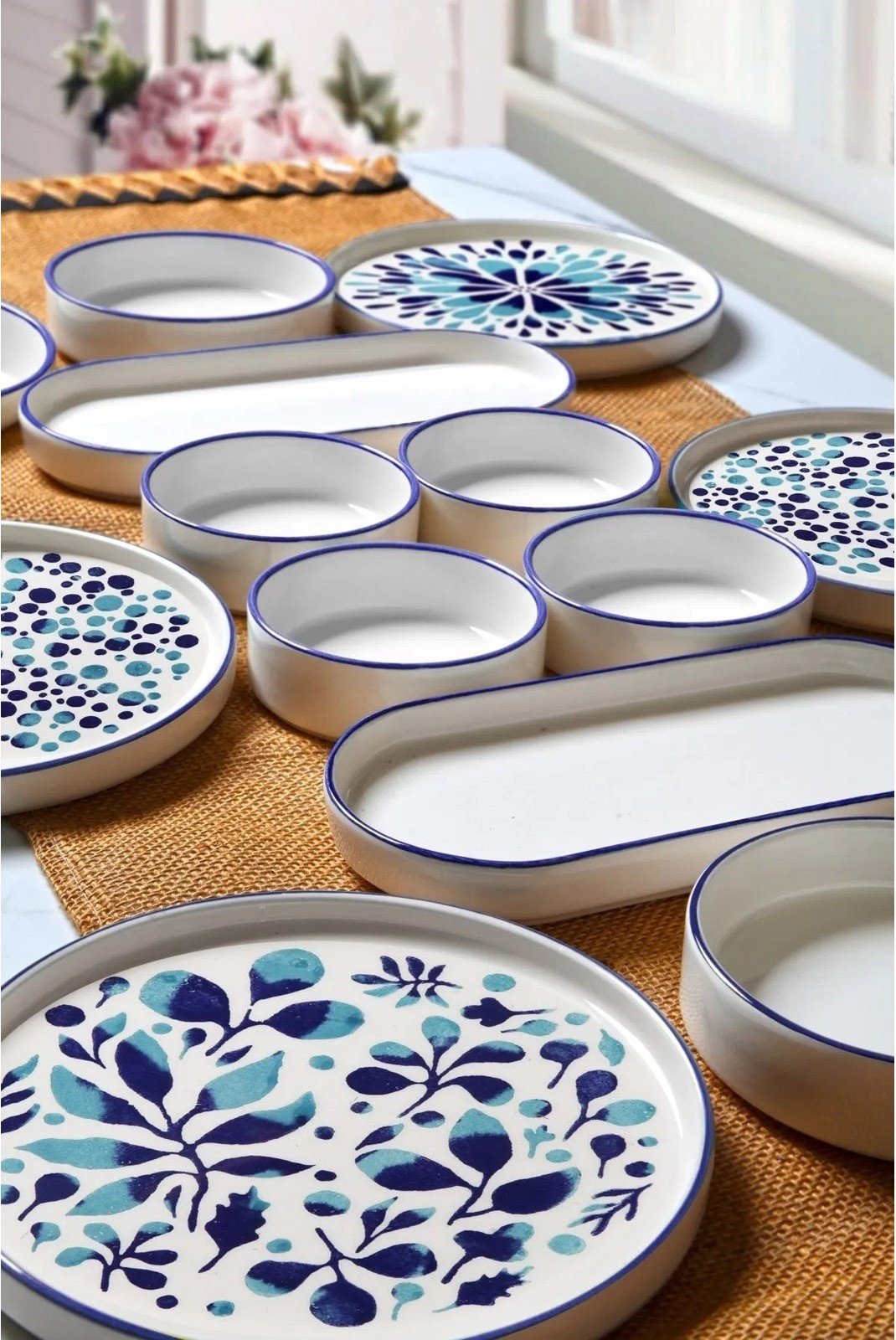 Assiettes  Heritage 430KSV1369 Blue/White
