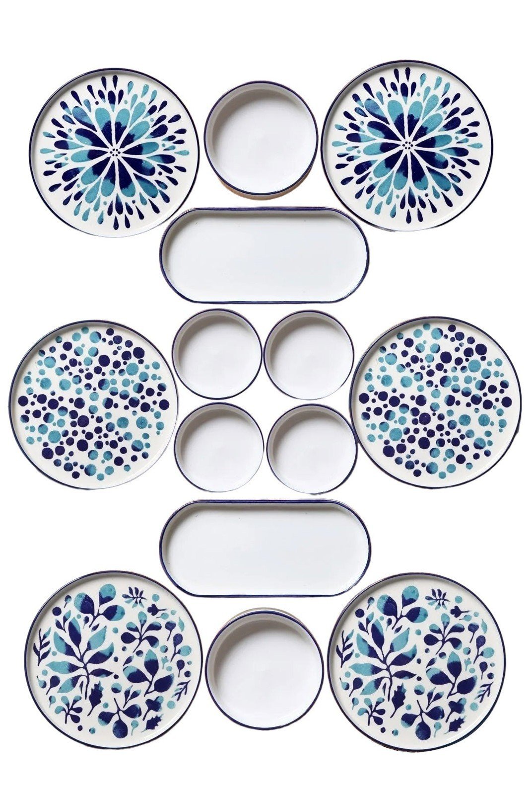 Assiettes  Heritage 430KSV1369 Blue/White