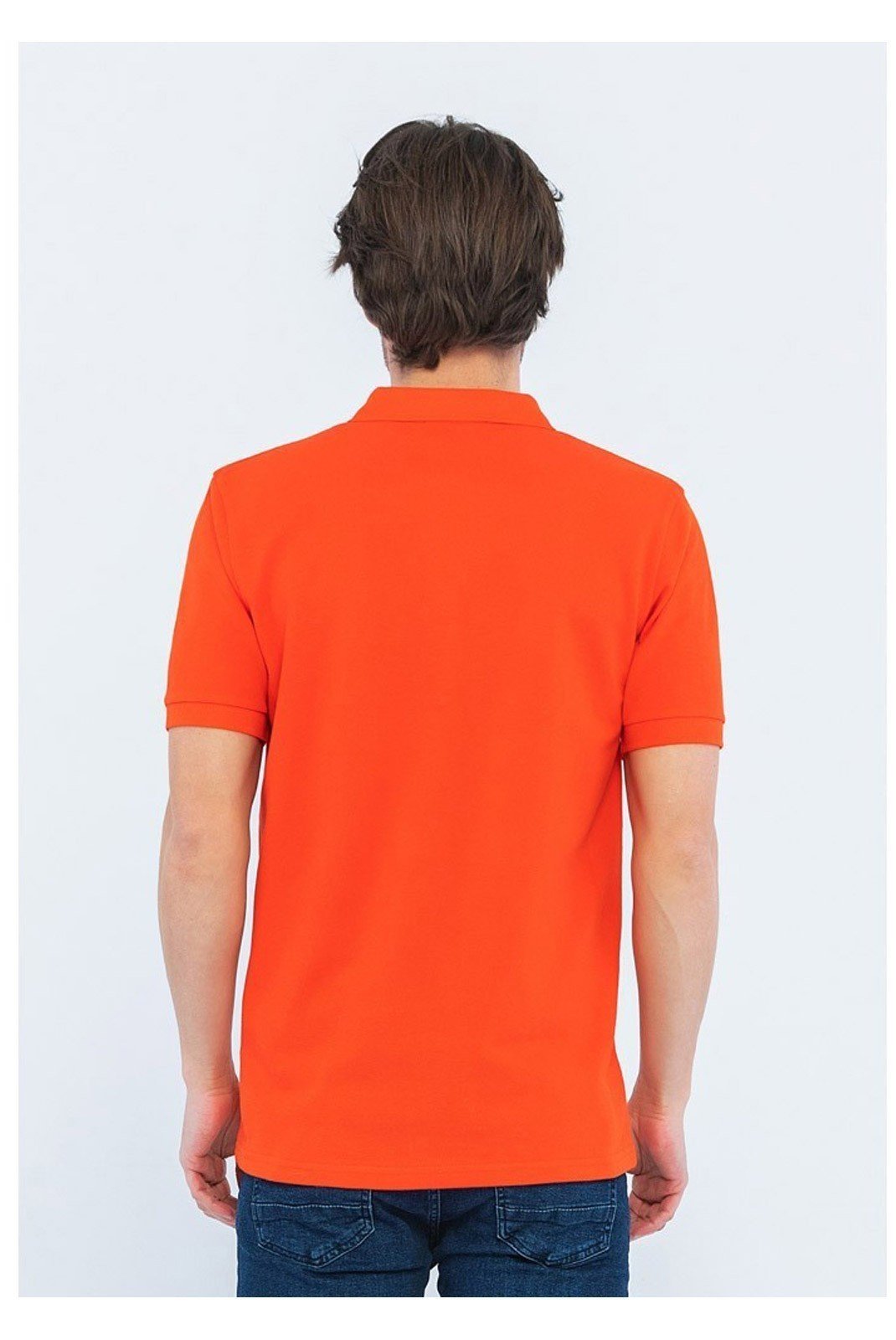 Polos manches courtes  Eduardo caravella EC832542 Orange