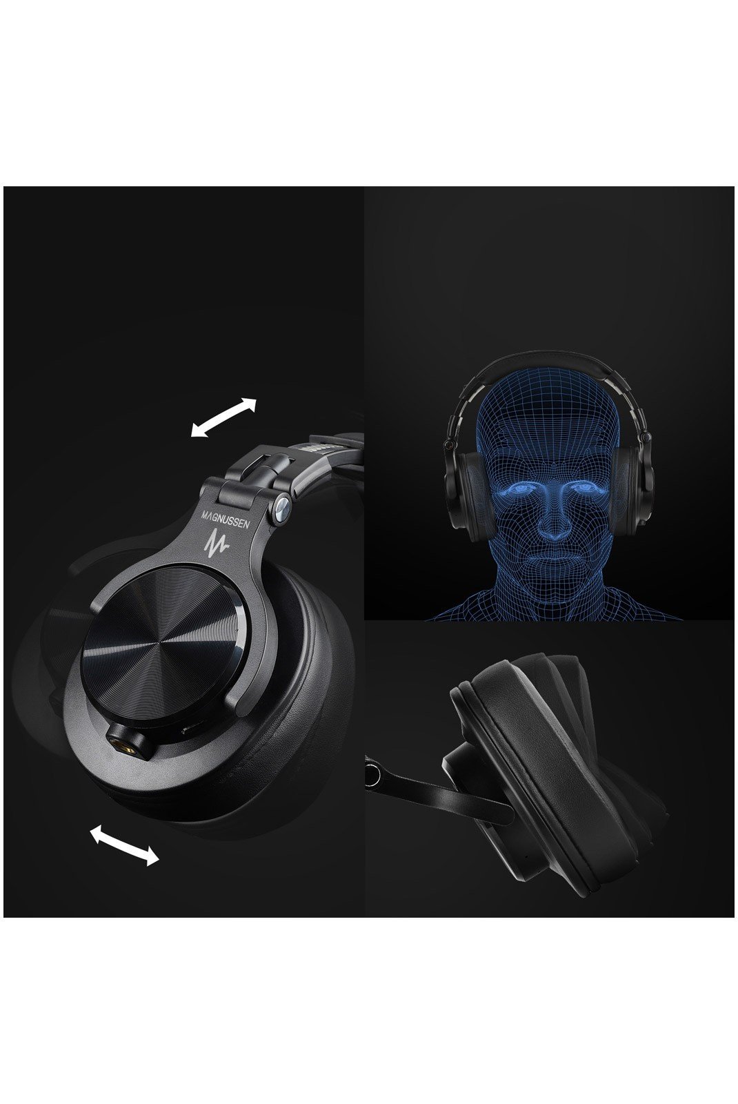 Ecouteurs  MAGNUSSEN AUDIO HB2000102 Gloss Black