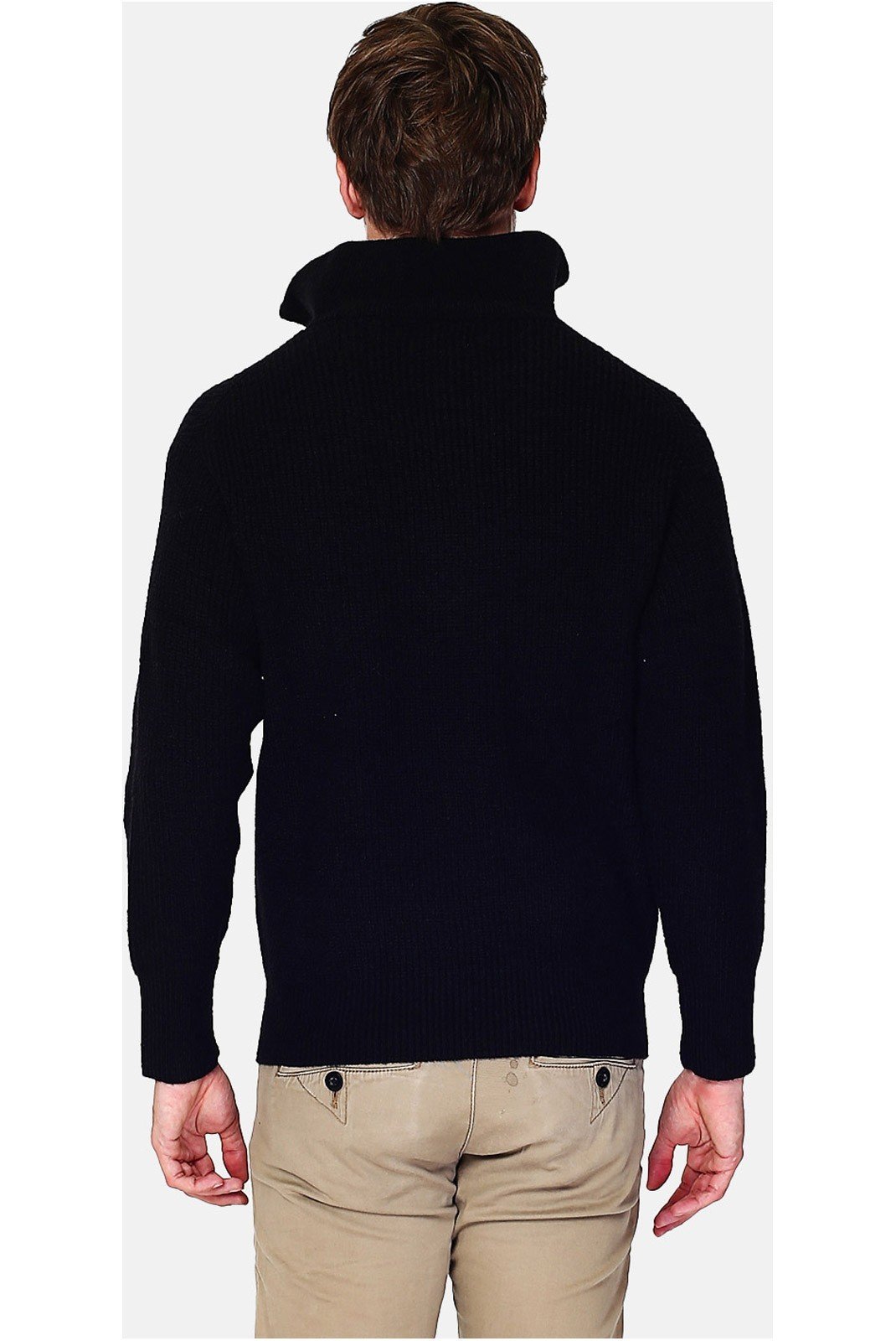 Pulls  Le Cachemire français CF-107_NOIR Noir