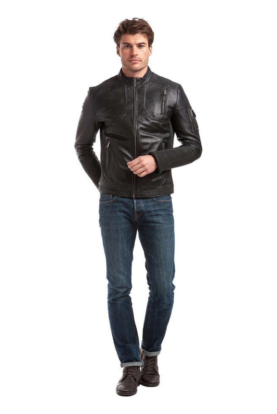Vestes & blousons  Guns CHOPPER_VINTAGE_BLACK Vintage Black