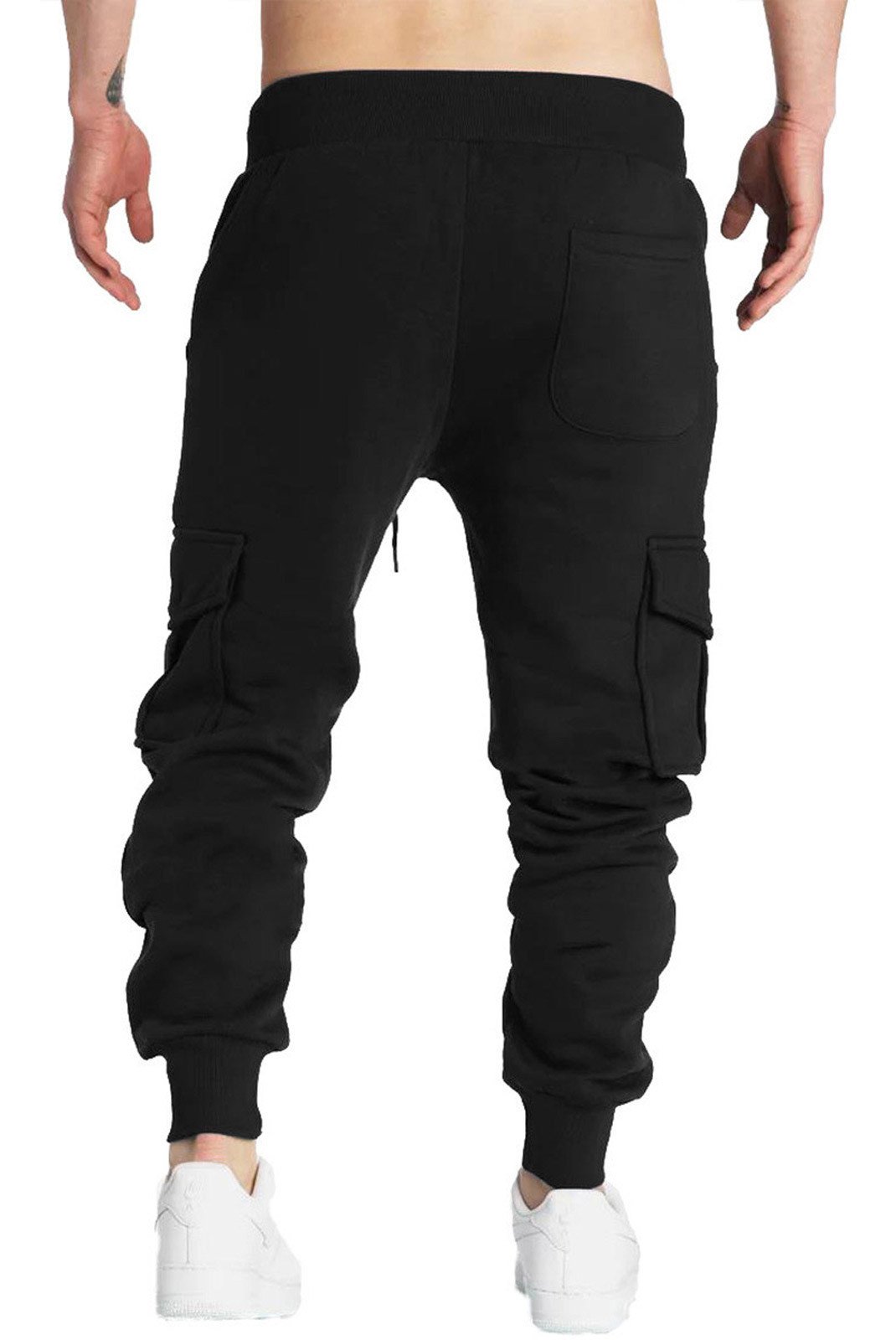 Pantalons sport/streetwear  Deli.s HY-GZLMK_Black Black 
