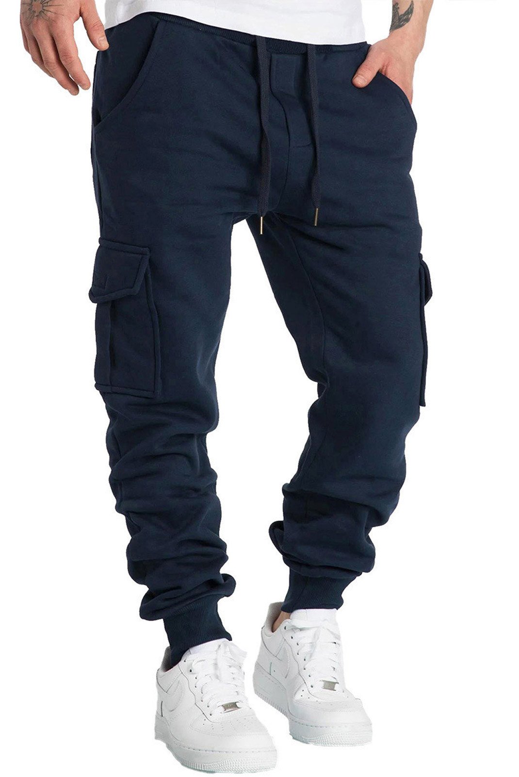 Pantalons sport/streetwear  Deli.s HY-GZLMK_Navy_blue navy