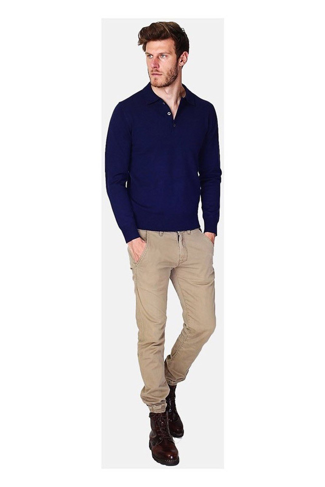 Pulls  William de faye WFM90_BLEU_NUIT Bleu Nuit