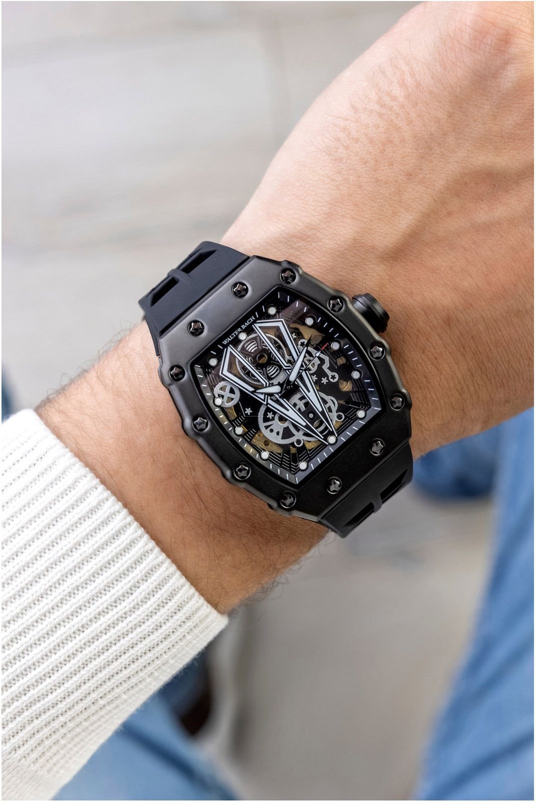 Montres  Walter bach WDK-X001 Black/Black/Black