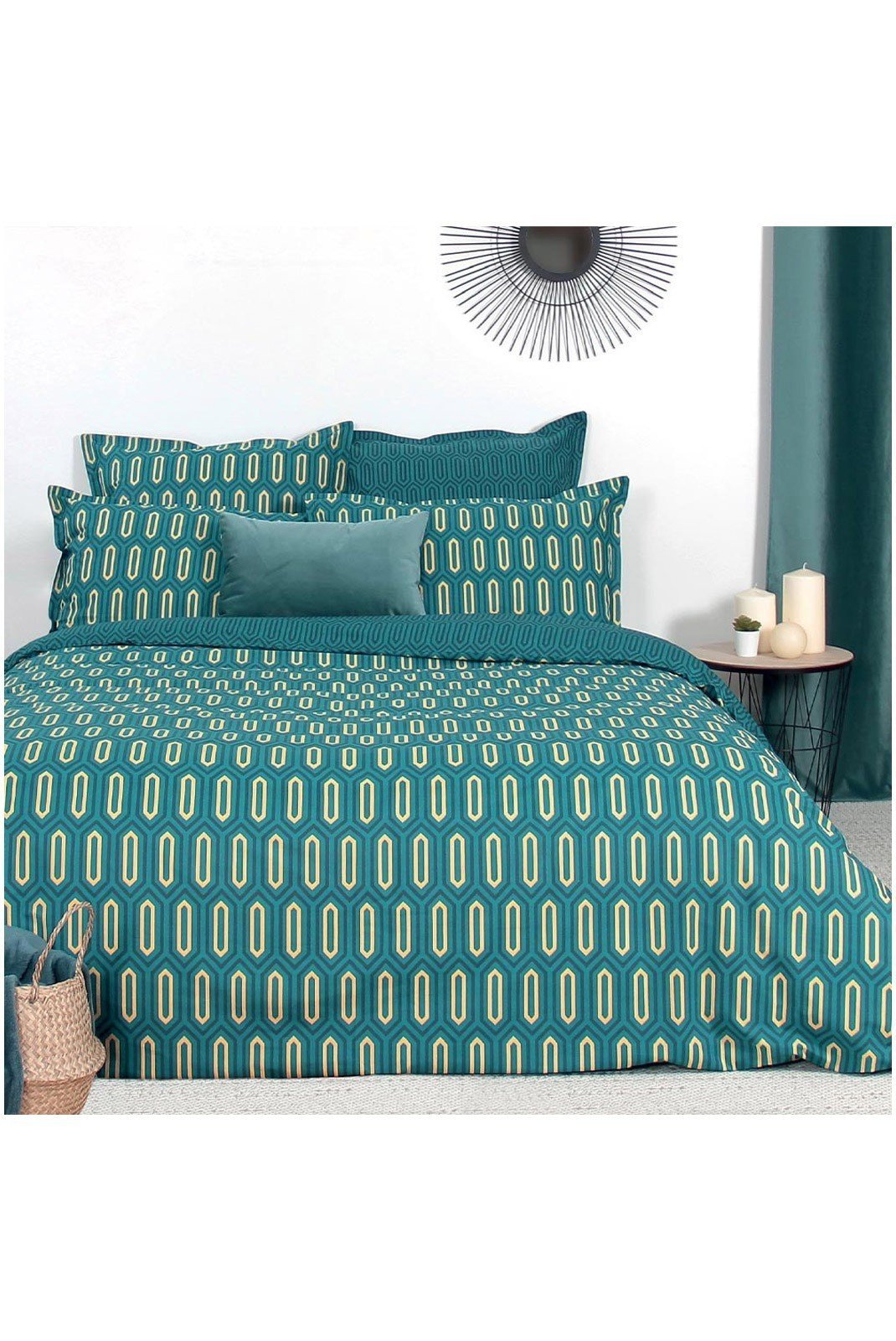 Linge de lit  Colas normand 83131409 Vert