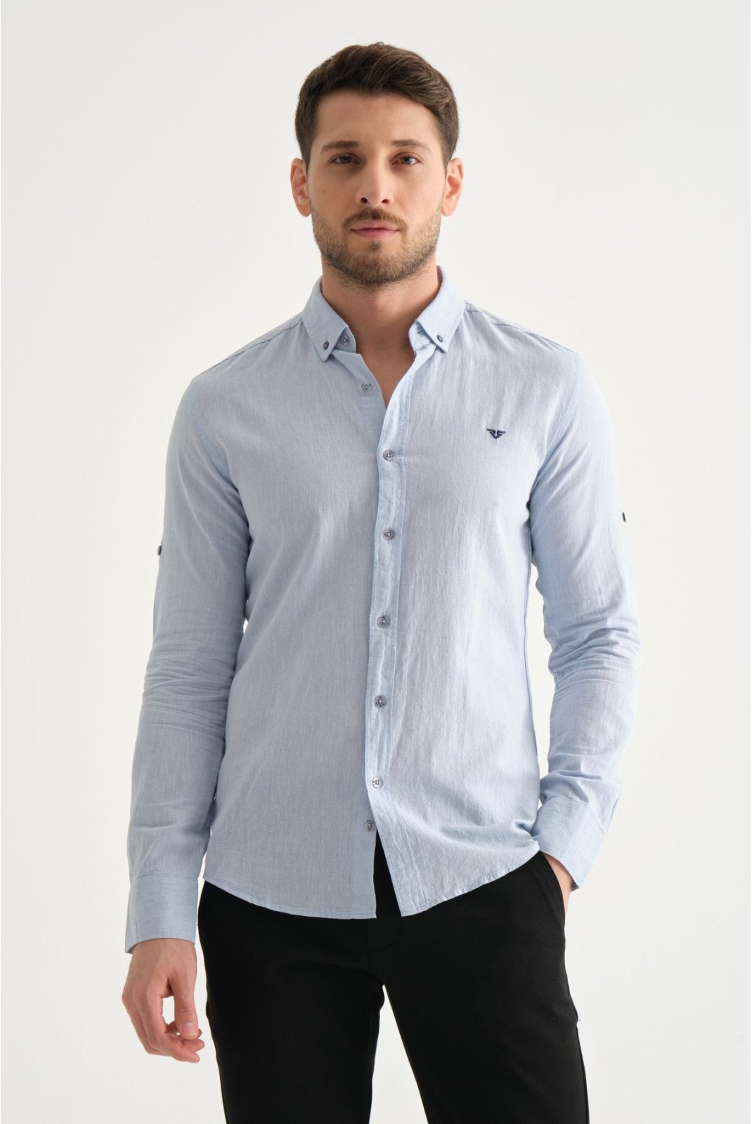 Chemises manches longues  REDLINE 2198-BLUE Blue