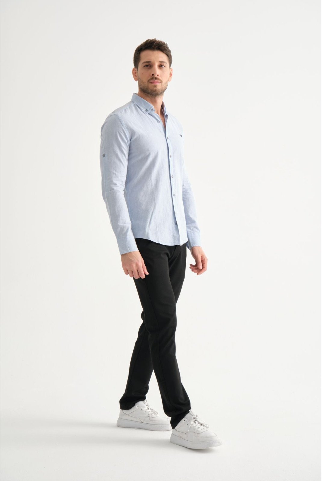 Chemises manches longues  REDLINE 2198-BLUE Blue