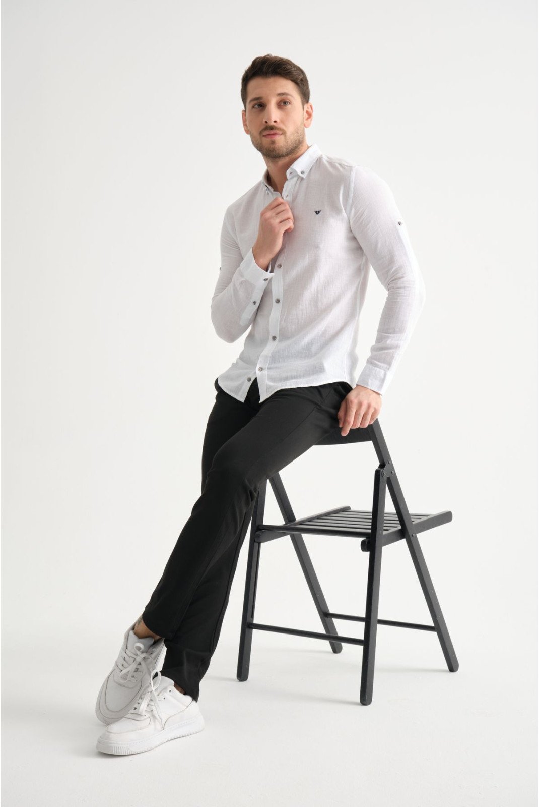 Chemises manches longues  REDLINE 2198-WHITE White