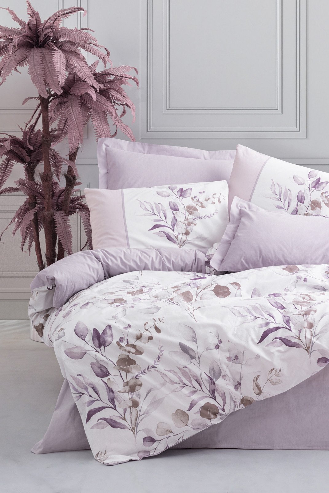 Linge de lit  Nuit des reves 129CTN94285 Lilac / White