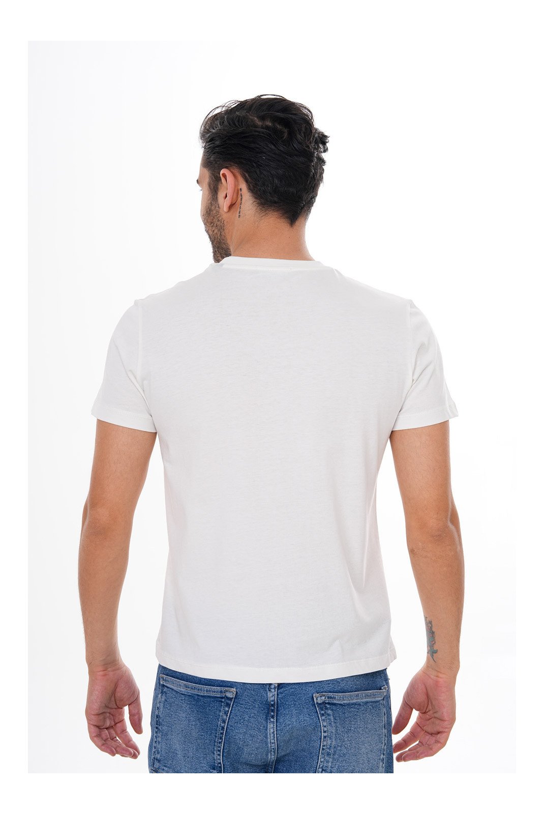 T-S manches courtes  Basics&more BA25SMTS0000001Off_White Off White
