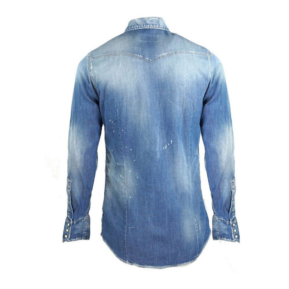 Chemises manches longues  Dsquared2 S74DM0301 Denim