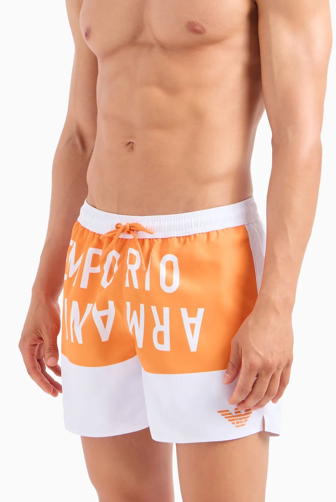 Maillots / Serviettes  Emporio armani 211740 4R424 01710 BIANCO/ARANCIO