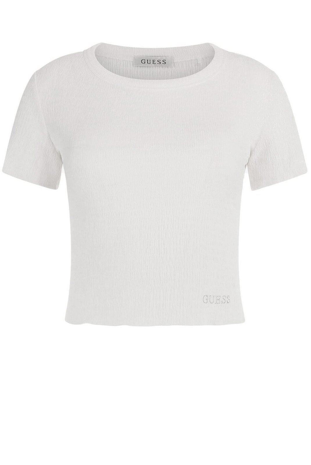 Top   Guess jeans W3GP34 KBQI0 G012 CREAM WHITE