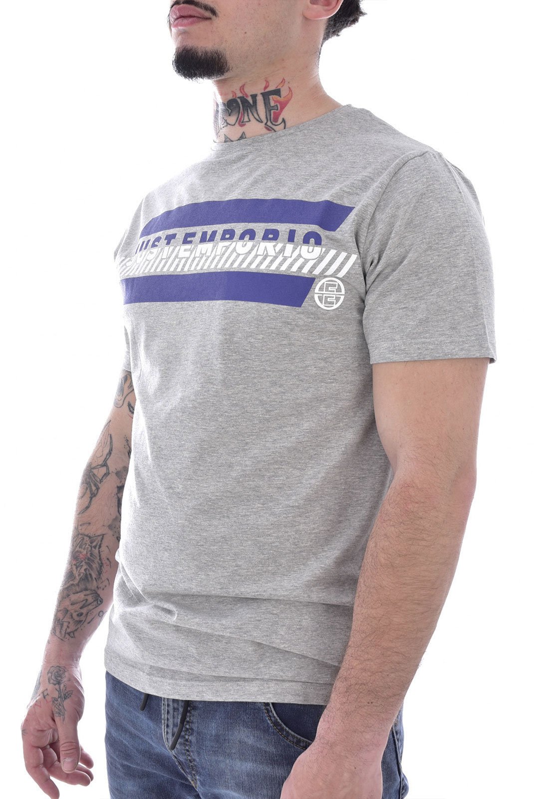 T-S manches courtes  Just Emporio JE-MELIM-01 GREY MEL