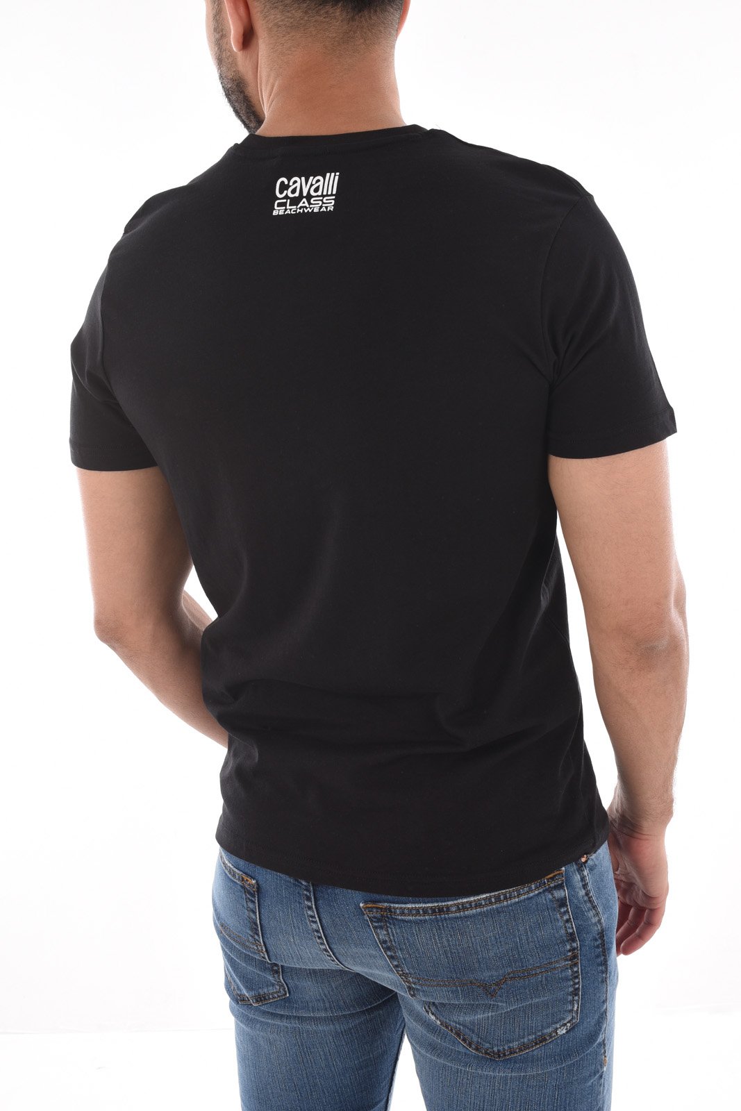 T-S manches courtes  Cavalli Class SXH01B JD060 BLACK